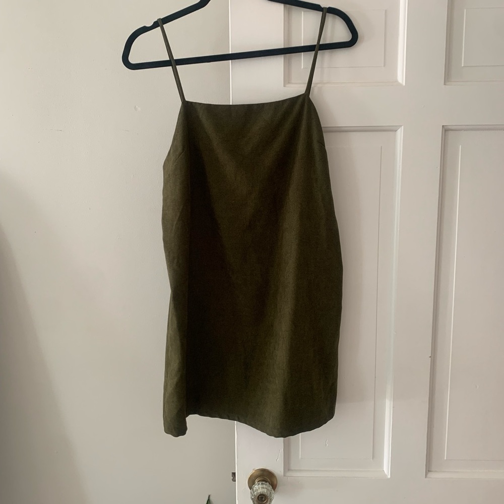 Rokoko by Dazz Green Spaghetti Strap Shift Dress